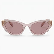 Miu Miu Women MU A04S Cat-Eye Transparent Purple / Mauve Sunglasses
