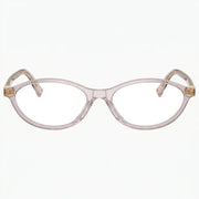 Miu Miu Women MU 09XV Transparent Mauve Optical Glasses