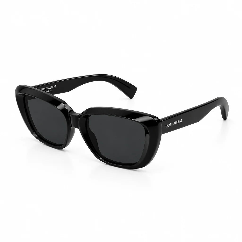 Saint Laurent Women SL 857 Cat-Eye Black Sunglasses