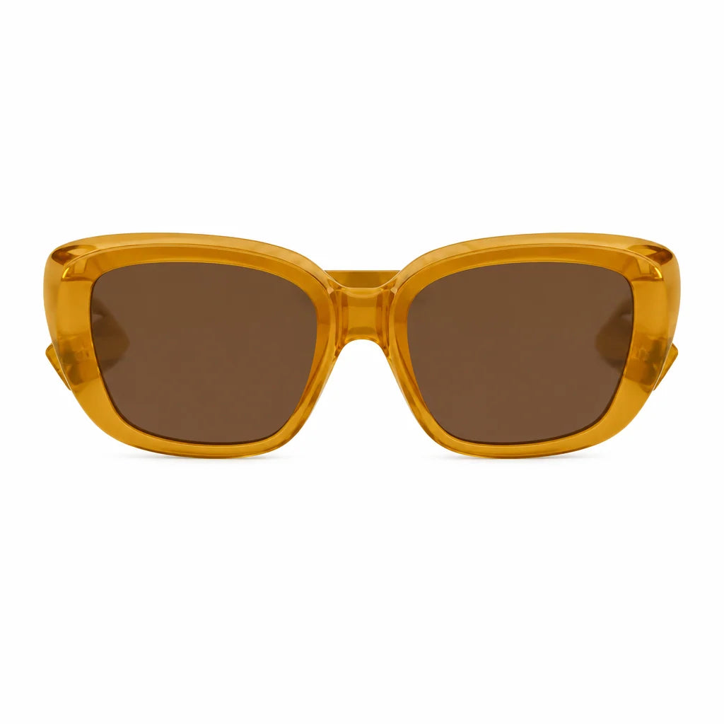 Saint Laurent Women SL 857 Cat-Eye Yellow Sunglasses