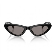 Miu Miu Women MU B11SU Cat-Eye Black / Grey Sunglasses