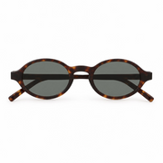 Saint Laurent Unisex SL M161 Oval Dark Tortoise Sunglasses