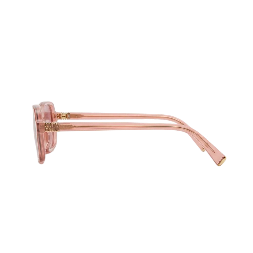 Miu Miu Regard MU 11ZS Women Rectangular Opaline Pink / Pink Sunglasses