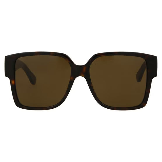 Saint Laurent SL M9 Unisex Shiny Dark Havana Brown Sunglasses