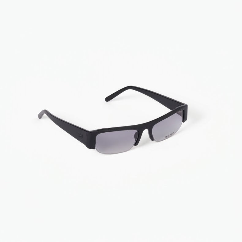 Miu Miu Vedette Women Crystal gradient sky lenses – Black Sunglasses