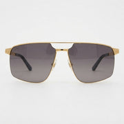 Cartier Santos de Cartier Men Navigator Gold-Grey Sunglasses 