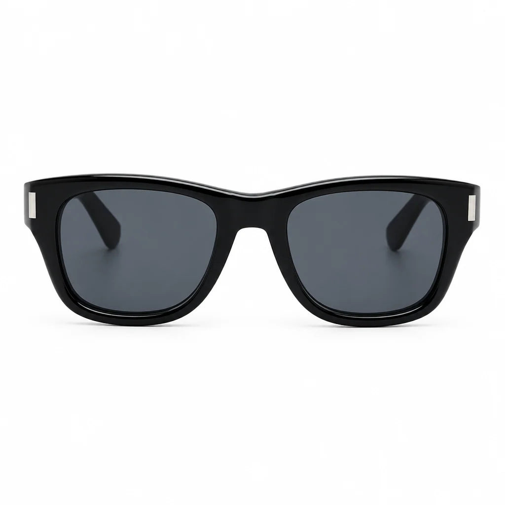 Saint Laurent SL 801 Unisex Square Black Sunglasses
