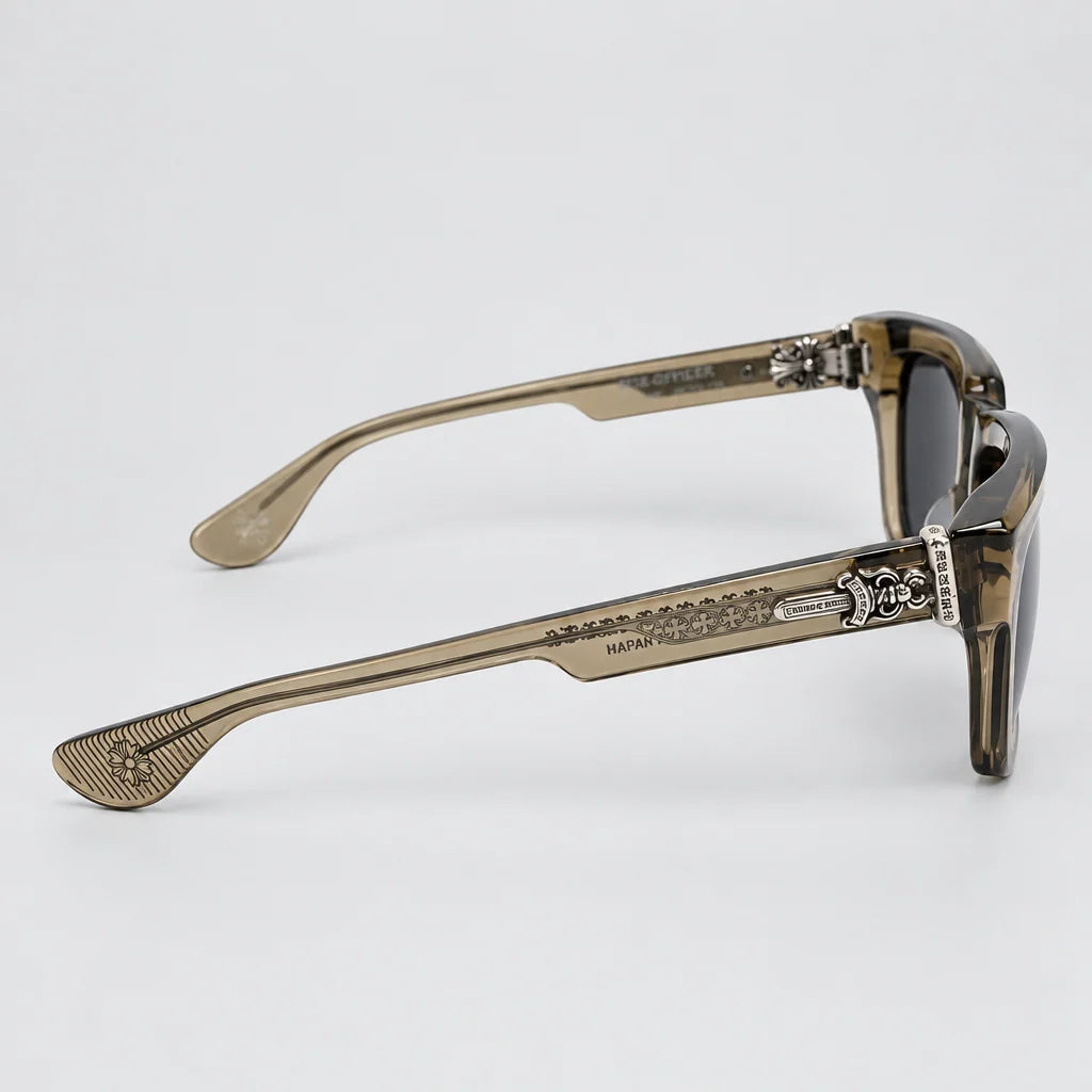 Chrome Hearts Army Green Box Officer Sunglasses