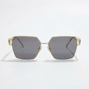 Philipp Plein Plein Queen VPP166S Butterfly Cat-Eye Dark Grey Sunglasses