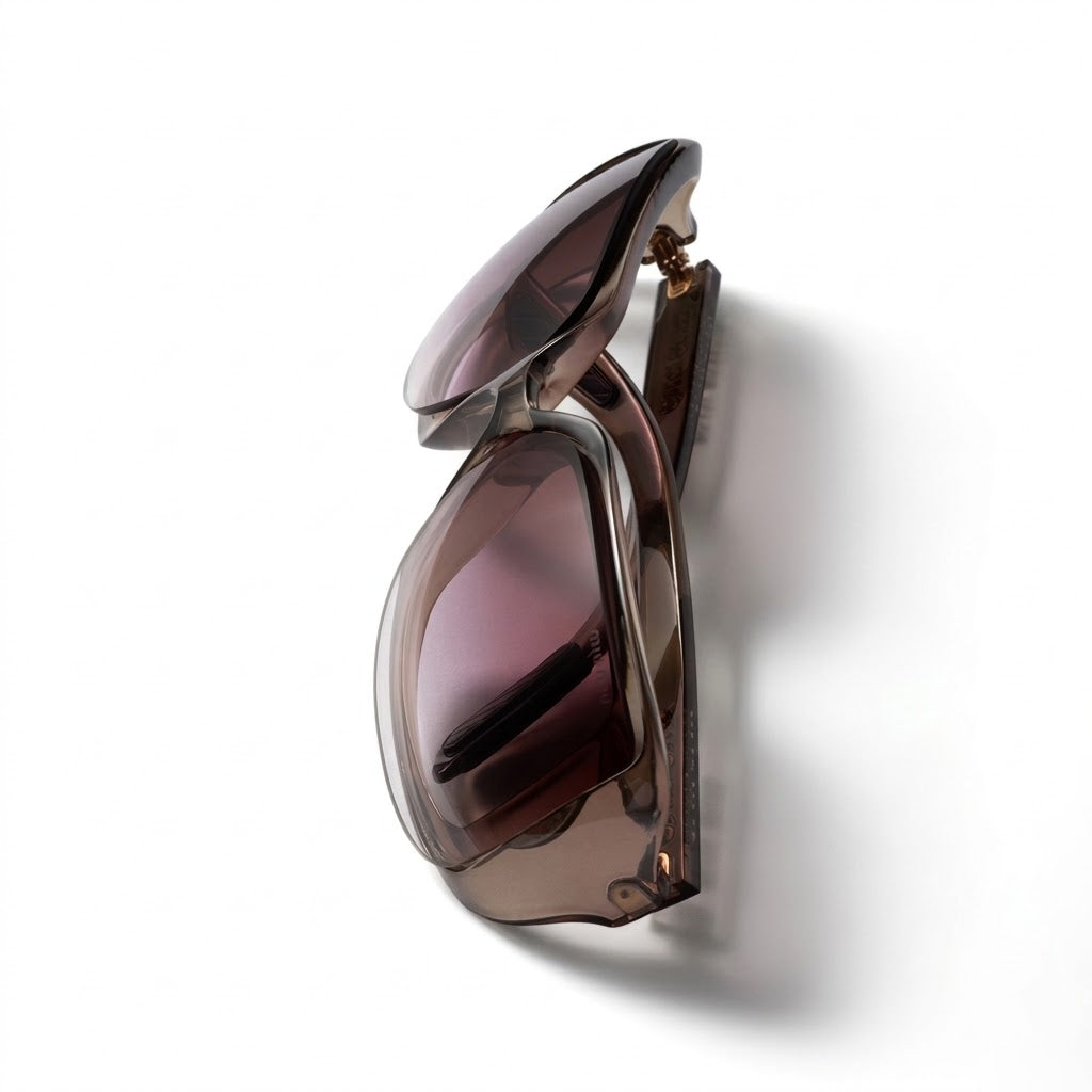 Miu Miu Runway SMUC08 Women Violet / Burgundy Bio Gradient Sunglasses