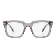 Philipp Plein Men VPP115M 04AR Transparent Dark Grey Eyeglasses