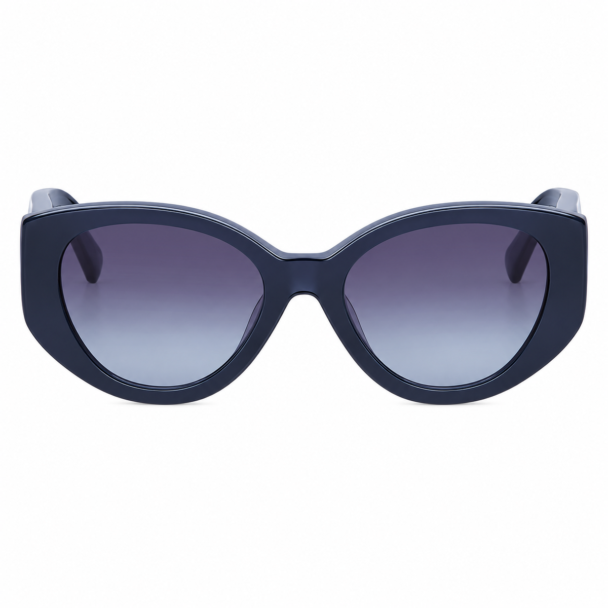 Miu Miu Women Cat-Eye Matte Navy / Grey Gradient Sunglasses