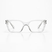 Chanel Women Rectangular Transparent Grey Optical Glasses