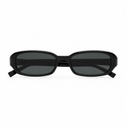 Saint Laurent Women SL 872 Erin Oval-Frame Black Sunglasses