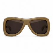 Saint Laurent Women SL 902 Howl Oversized Pillowed Licorice Brown Sunglasses