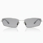 Gucci Unisex Rectangular Frame Gray Sunglasses