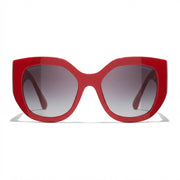 Chanel Women Butterfly Red Sunglasses