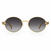 Cartier Panthère de C Women Round Grey Gradient Sunglasses