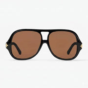 Louis Vuitton Women Aura Flower Square Pilot Sunglasses
