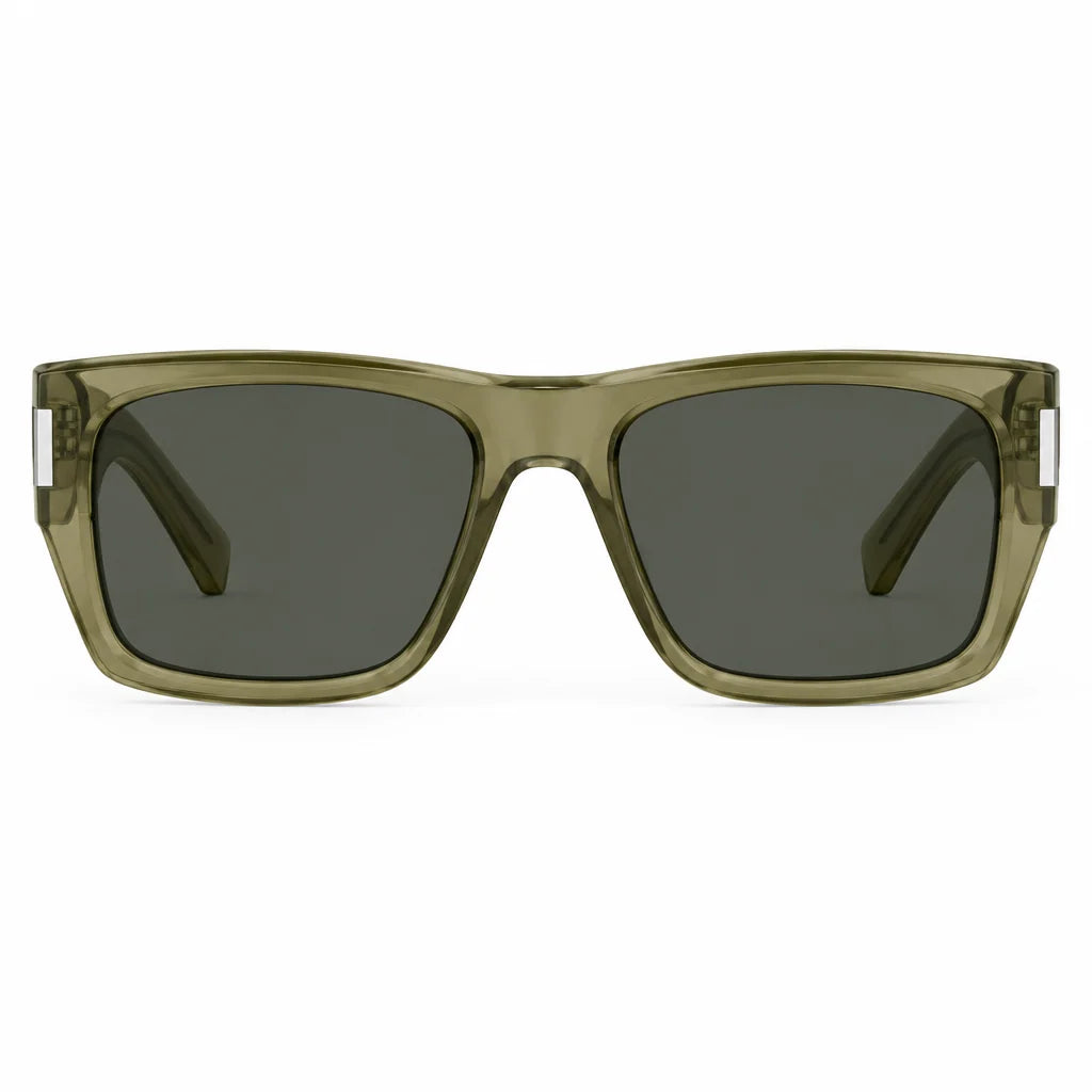 Saint Laurent SL 689 Men Square Brown Sunglasses