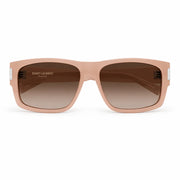 Saint Laurent SL 689 Men Square Orange Sunglasses