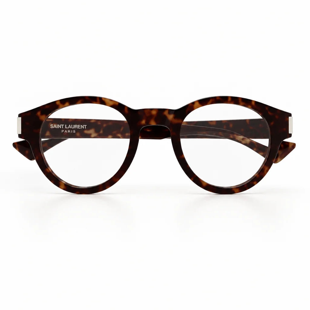 Saint Laurent Unisex SL 792 002 Dark Havana Glasses