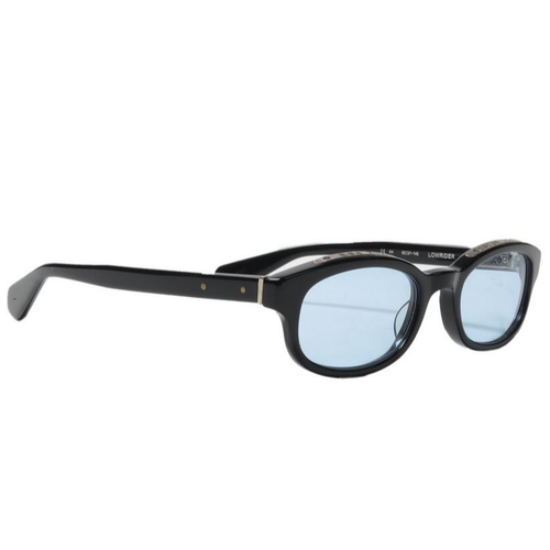 Chrome Hearts Unisex Low Rider Black & Light Blue Gothic Sunglasses