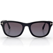 Tom Ford Men Round Sqaure Frame Shiny Dusty Black Sunglasses