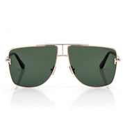 Tom Ford Men Navigator Frame Rose Gold Sunglasses