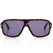 Tom Ford Women Pilot Frame Dark Havana Sunglasses
