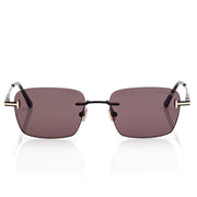 Tom Ford Women Rimless  Frame Shine Black Sunglasses