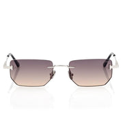 Tom Ford Men Rimless Frame Silver Ethan Sunglasses