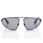Tom Ford Women Irragular Frame Parker Gunmetal Sunglasses