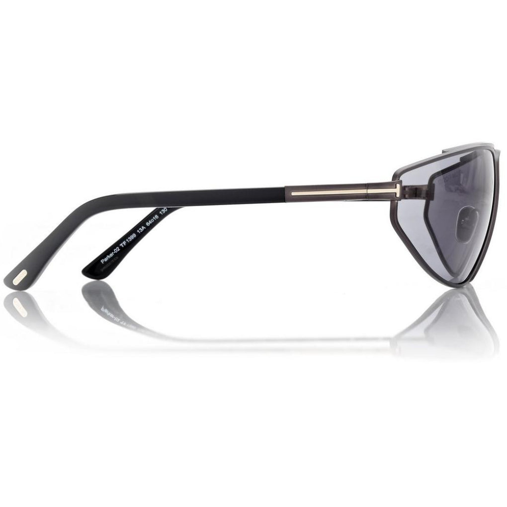 Tom Ford Women Irragular Frame Parker Gunmetal Sunglasses