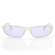 Tom Ford Men Rectangle Frame Beige Sunglasses