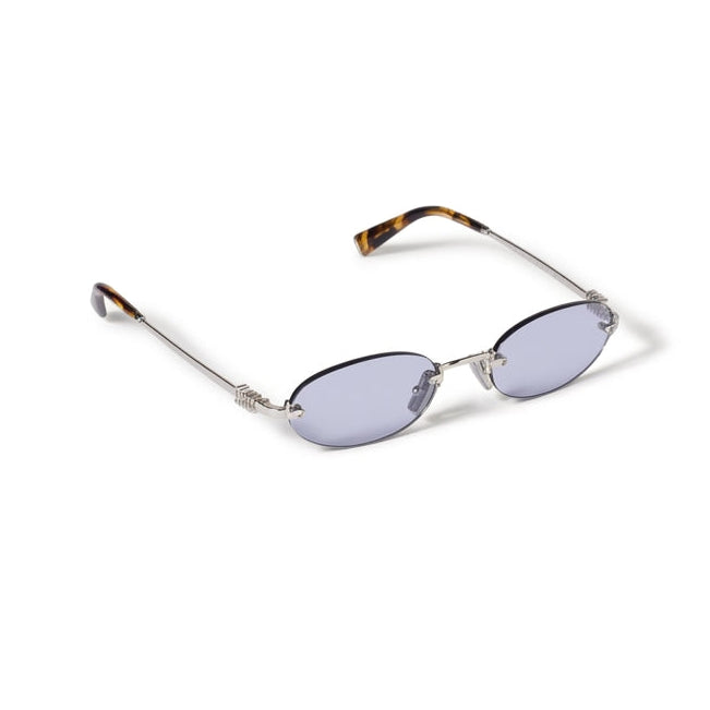 Miu Miu Women Rimless Oval Lilac Sunglasses