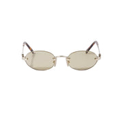 Miu Miu Women Rimless Oval Camomile Sunglasses 