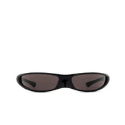 Balenciaga Unisex BB0383S Wrap Shield Black / Grey Sunglasses