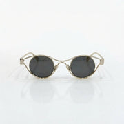 Chanel Women Oval Metal Optical Grey Sunglasses