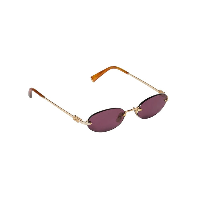 Miu Miu Women Rimless Oval Ruby Sunglasses