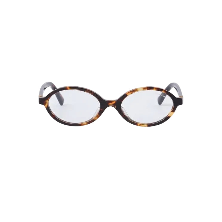 Miu Miu Regard Women Oval Blue-Ray Transparent Sunglasses