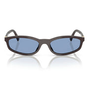 Miu Miu Regard SMUA06 Women Brown / Light Blue Sunglasses