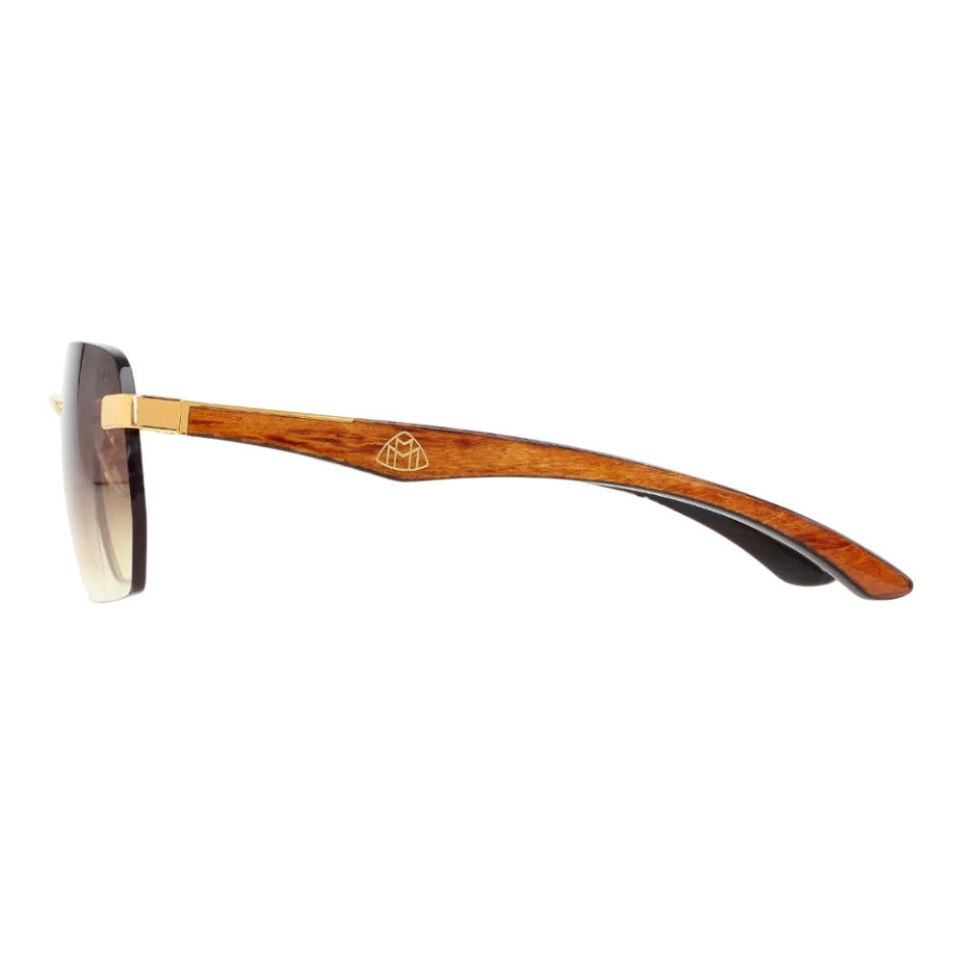 Maybach The Artist Sun I Men / Unisex 24K Gold Titanium / Light Bronze Gradient Sunglasses