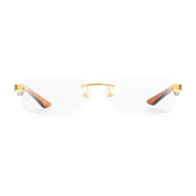 MAYBACH The Artist III Unisex Luxury 24K Gold / Dark Purple Madrone Eyeglasses 