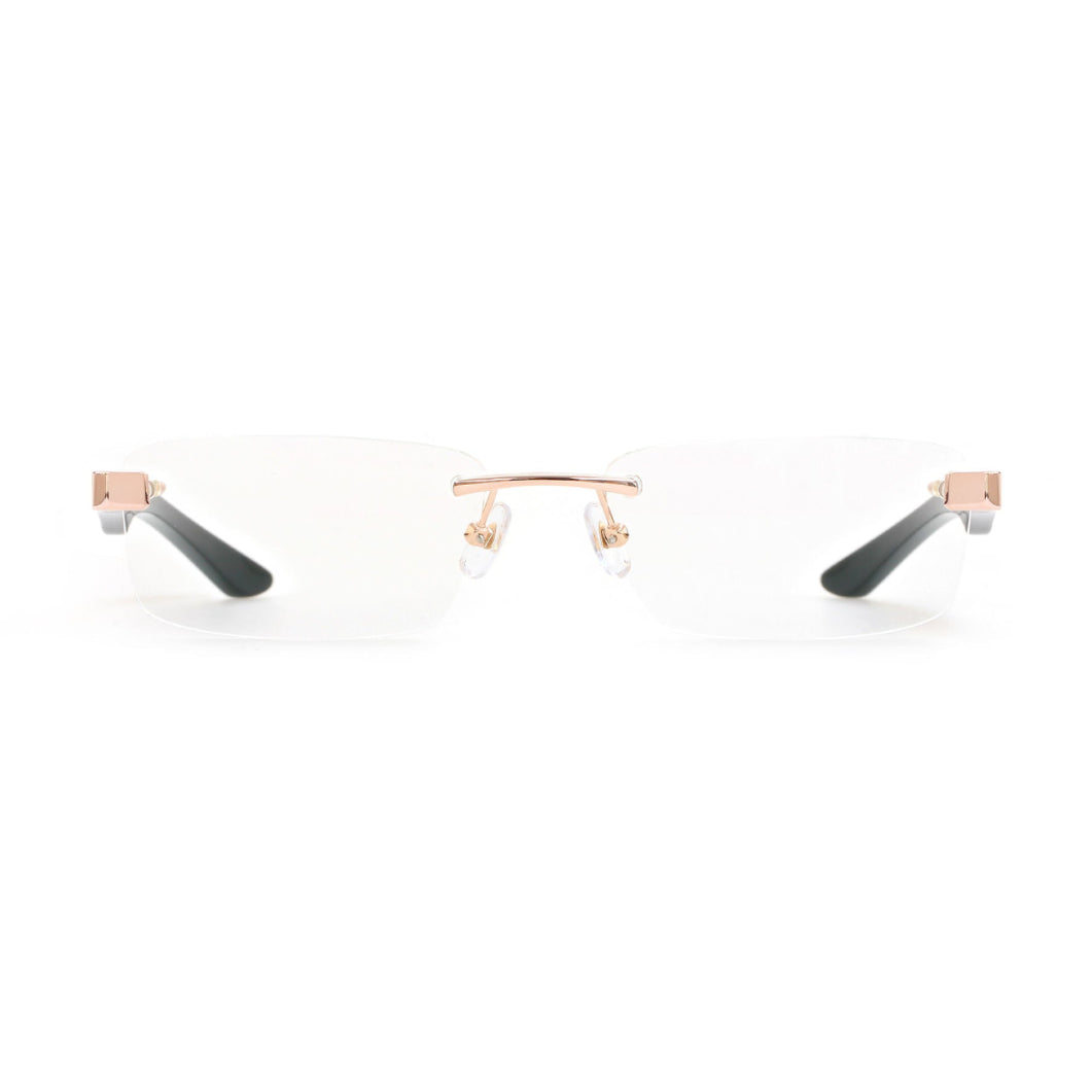 MAYBACH The Artist III Unisex Luxury 18K Rose Gold / Wenige Eyeglasses 