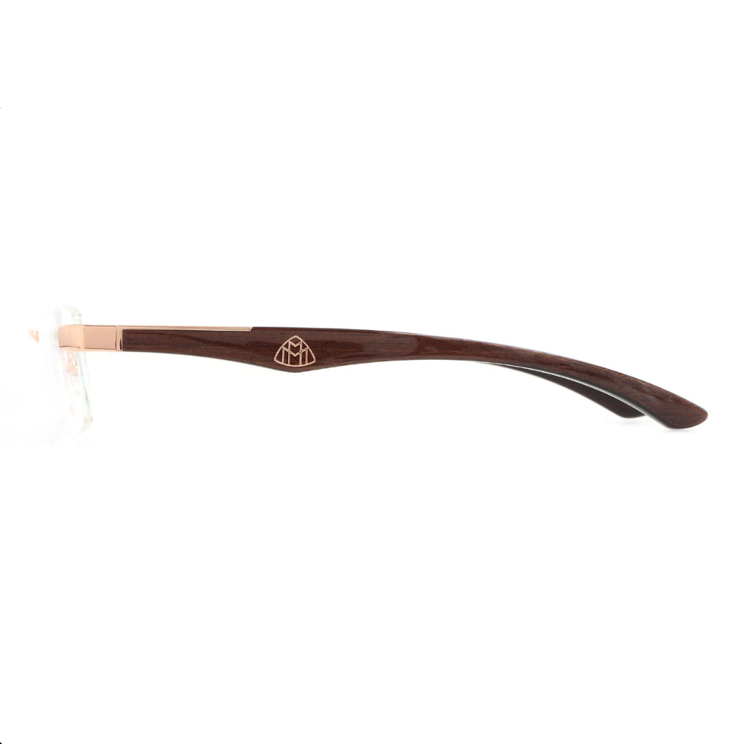 MAYBACH The Artist III Unisex Luxury 18K Rose Gold / Wenige Eyeglasses