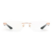 MAYBACH The Artist III Unisex Luxury 18K Rose Gold / Walnut Burr Eyeglasses 