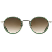 MAYBACH The Boulevard II Luxury Palladium / Moss Green Transparent Sunglasses 