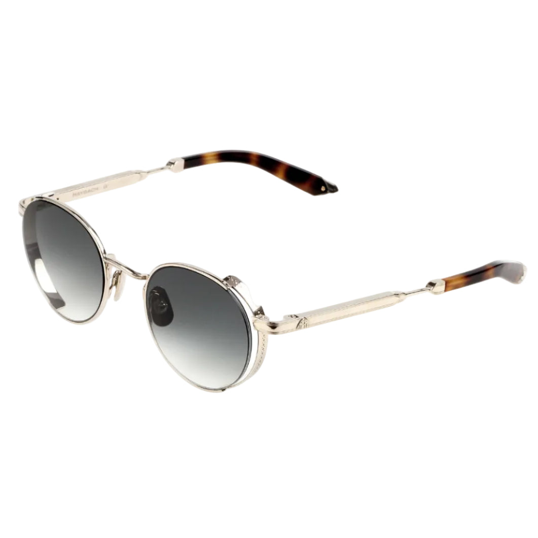 Maybach THE BOULEVARD I Unisex 14K Champagne Gold Titanium & Milky Tortoise Luxury Eyeglasses