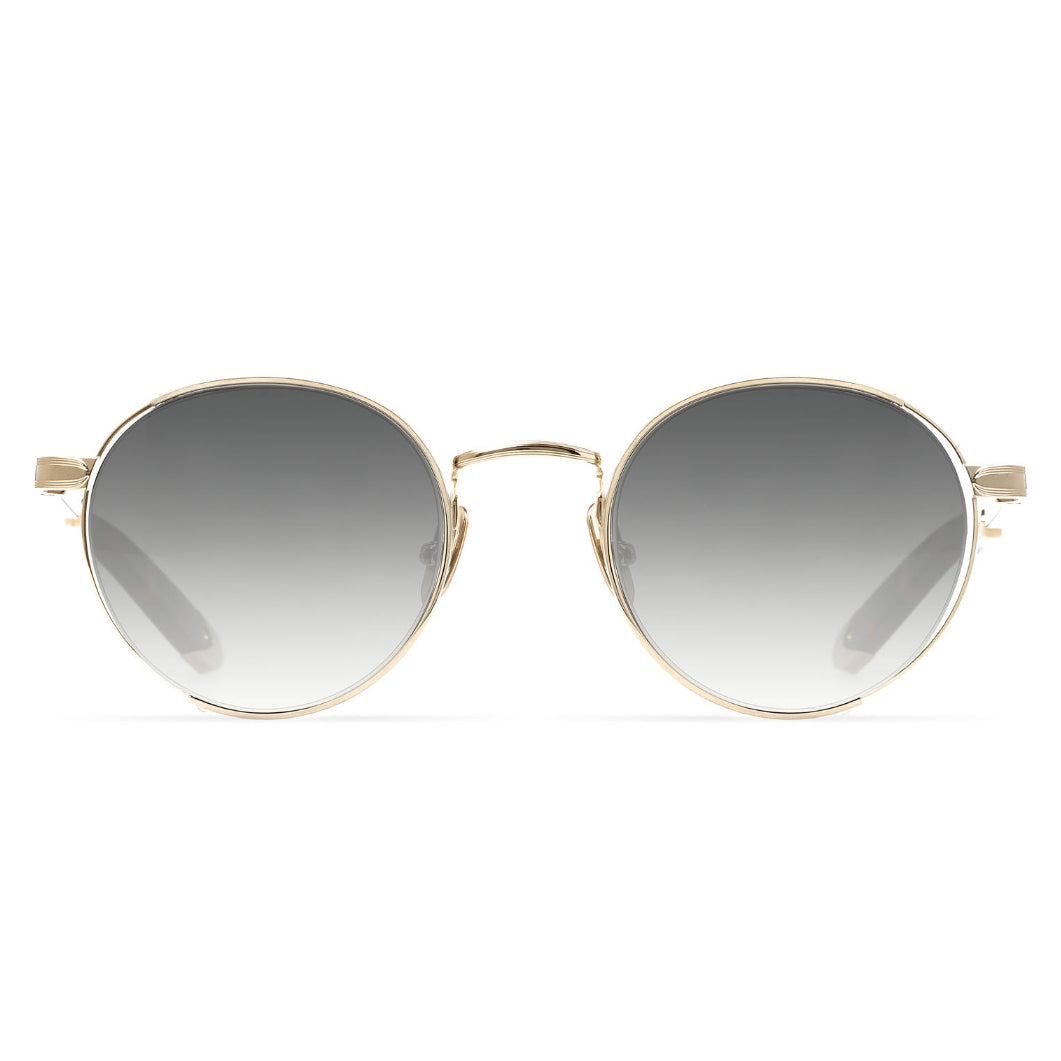 Maybach THE BOULEVARD I Unisex 14K Champagne Gold Titanium & Milky Tortoise Luxury Eyeglasses